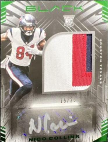 Nico Collins [Patch Autograph Emerald] #230