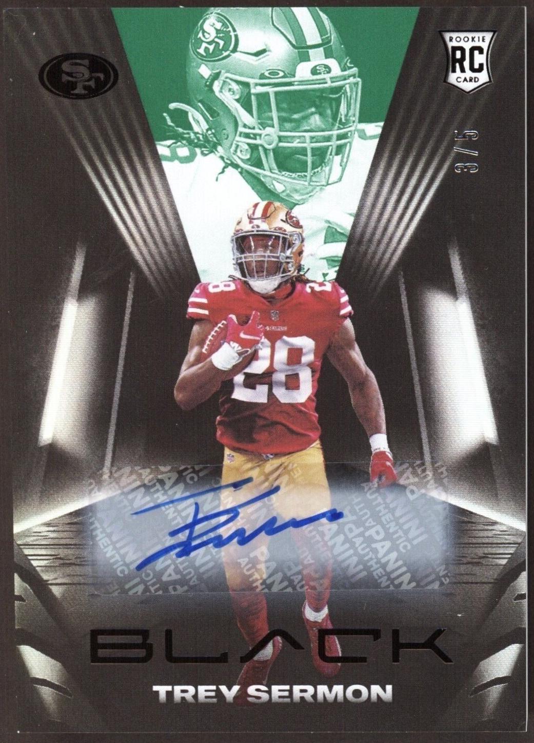 Trey Sermon [Autograph Emerald] #129