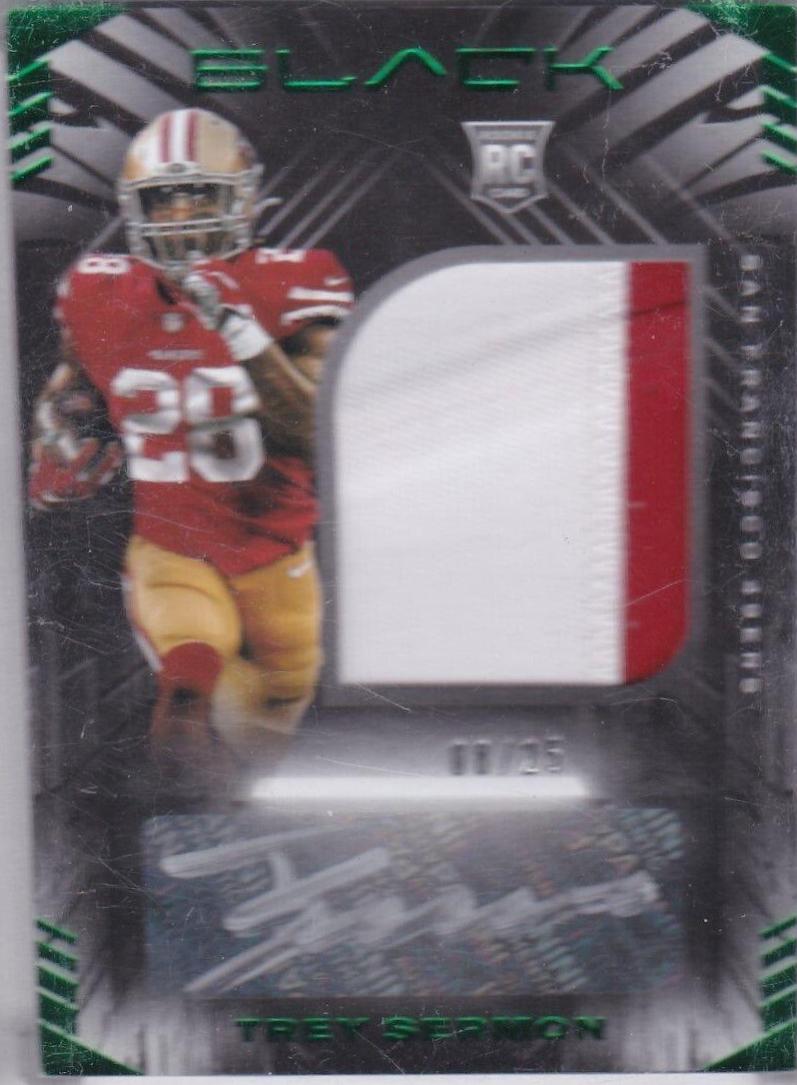 Trey Sermon [Patch Autograph Emerald] #229