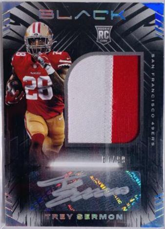 Trey Sermon [Patch Autograph Silver] #229