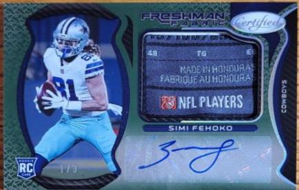 Simi Fehoko [Freshman Fabric Signature Green Etch] #241