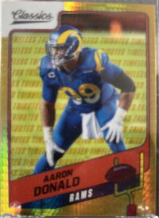 Aaron Donald [H2 Premium Edition Timeless Tributes Gold] #81