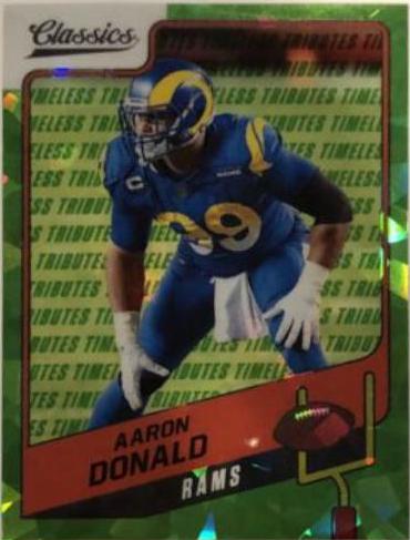 Aaron Donald [Timeless Tributes Green] #81