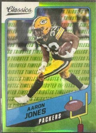 Aaron Jones [Premium Edition Timeless Tributes Green] #40