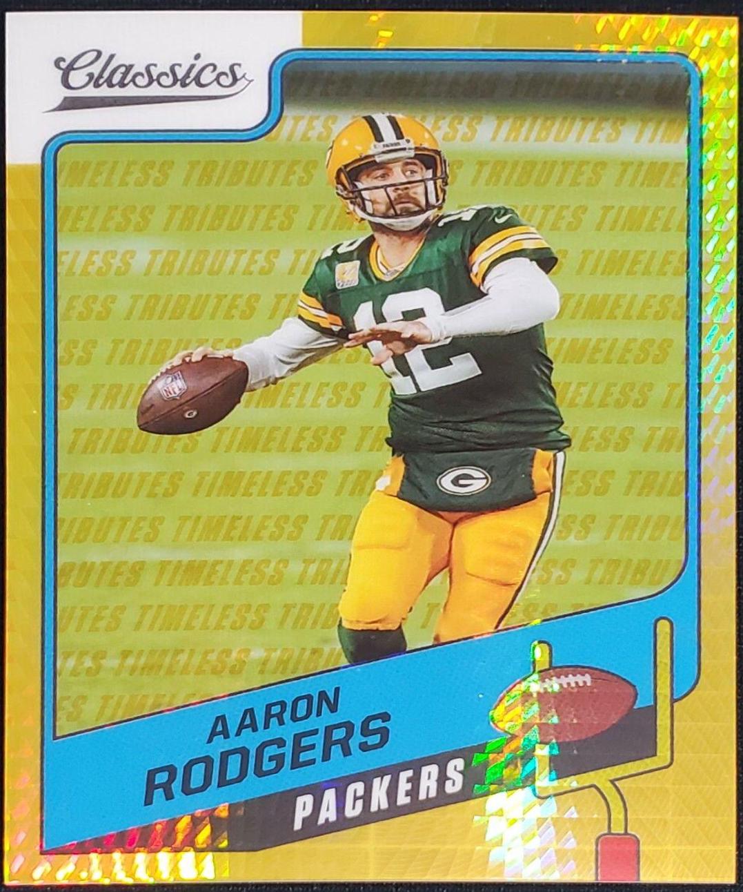 Aaron Rodgers [H2 Premium Edition Timeless Tributes Gold] #38