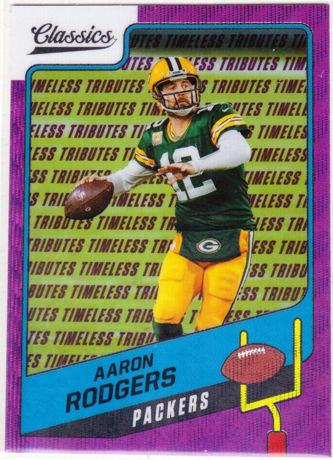 Aaron Rodgers [H2 Premium Edition Timeless Tributes Purple] #38