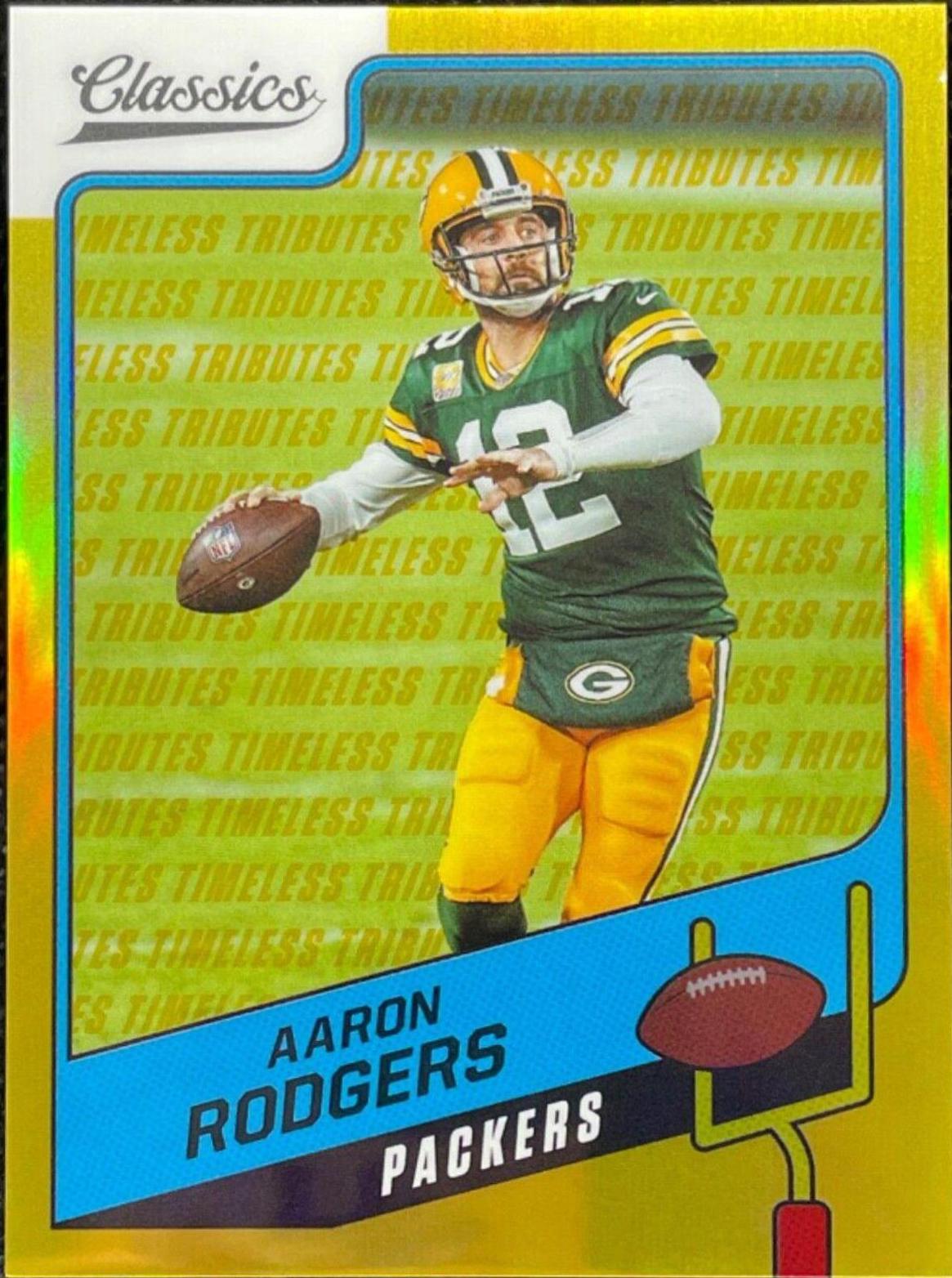 Aaron Rodgers [Premium Edition Timeless Tributes Gold] #38
