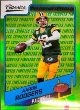 Aaron Rodgers [Premium Edition Timeless Tributes Green] #38