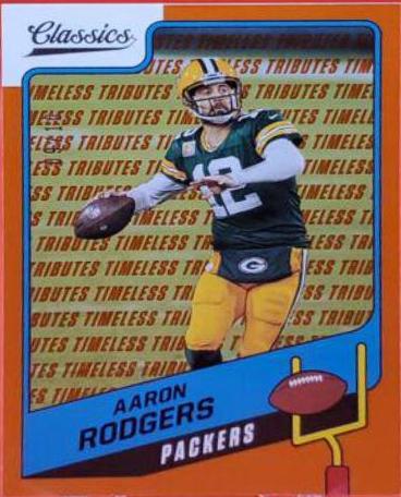 Aaron Rodgers [Timeless Tributes Orange] #38