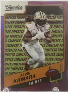 Alvin Kamara [Premium Edition Timeless Tributes Purple] #13