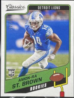 Amon Ra St. Brown [Blank Back] #178