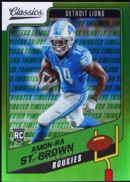 Amon Ra St. Brown [Premium Edition Timeless Tributes Green] #178