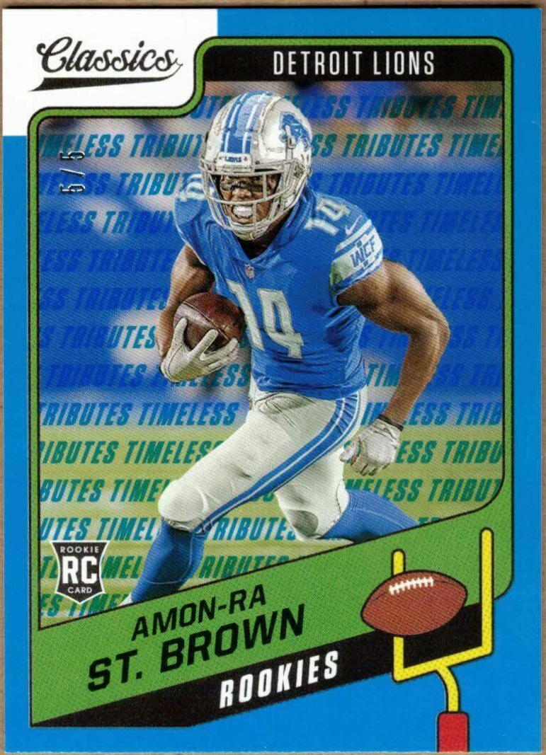 Amon Ra St. Brown [Timeless Tributes Blue] #178