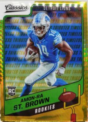 Amon Ra St. Brown [Timeless Tributes Gold] #178