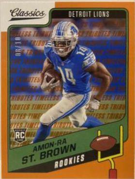 Amon Ra St. Brown [Timeless Tributes Orange] #178