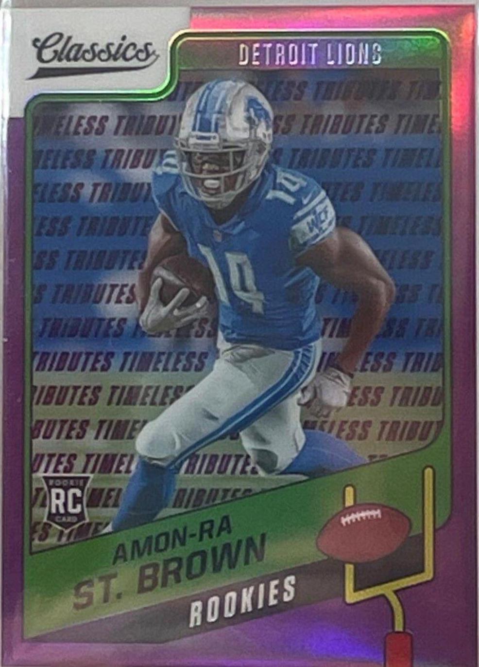 Amon Ra St. Brown [Timeless Tributes Purple] #178