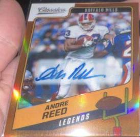 Andre Reed [Premium Edition Significant Signature Orange] #103
