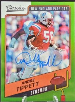 Andre Tippett [Premium Edition Significant Signature Green] #142
