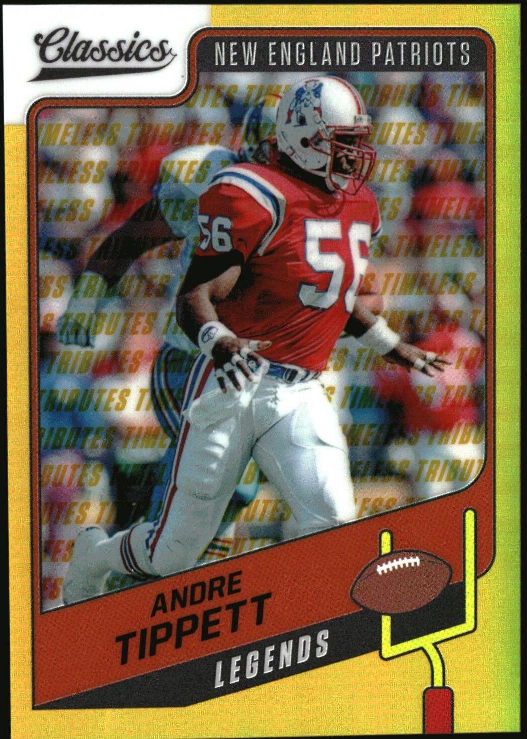 Andre Tippett [Premium Edition Timeless Tributes Gold] #142