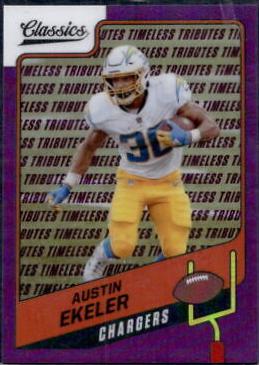 Austin Ekeler [Premium Edition Timeless Tributes Purple] #100