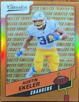 Austin Ekeler [Timeless Tributes Orange] #100