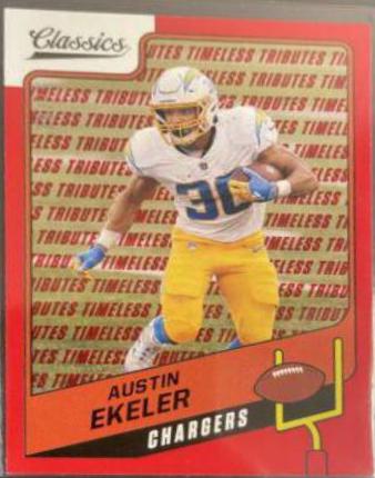 Austin Ekeler [Timeless Tributes Red] #100