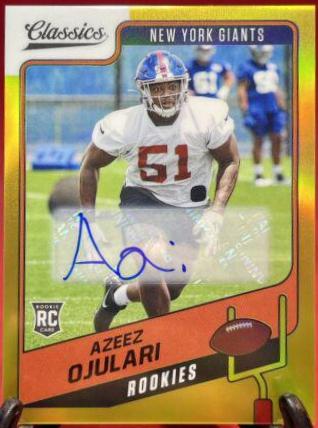 Azeez Ojulari [Premium Edition Significant Signature Gold] #198