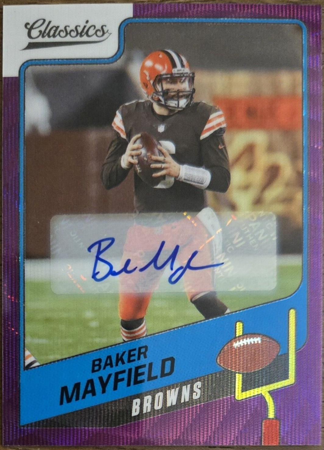 Baker Mayfield [Premium Edition Significant Signature H2 Purple] #32