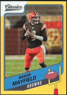 Baker Mayfield [Premium Edition Timeless Tributes Gold] #32