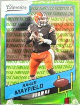 Baker Mayfield [Premium Edition Timeless Tributes Green] #32