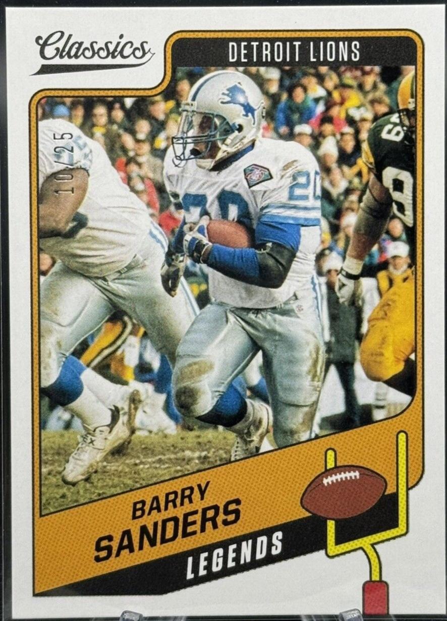 Barry Sanders [Blank Back] #107