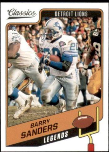 Barry Sanders [Blue Back] #107