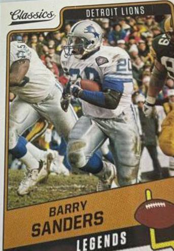 Barry Sanders [Green Back] #107