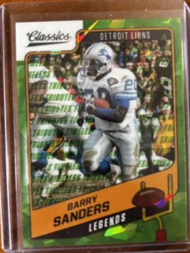 Barry Sanders [H2 Premium Edition Timeless Tributes Green] #107