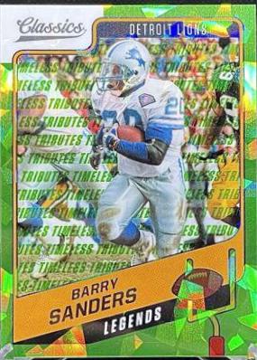 Barry Sanders [Timeless Tributes Green] #107