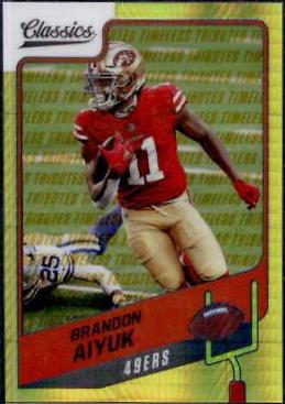 Brandon Aiyuk [H2 Premium Edition Timeless Tributes Gold] #82