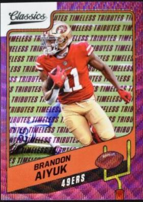 Brandon Aiyuk [H2 Premium Edition Timeless Tributes Purple] #82