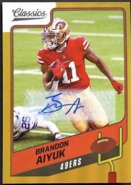 Brandon Aiyuk [Premium Edition Significant Signature Gold] #82
