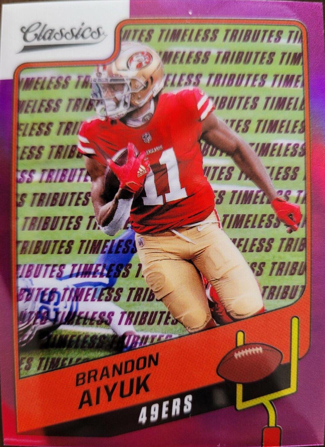 Brandon Aiyuk [Premium Edition Timeless Tributes Purple] #82