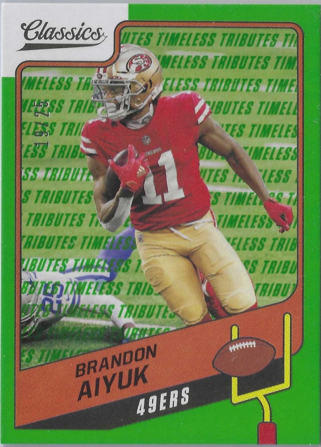 Brandon Aiyuk [Timeless Tributes Green] #82