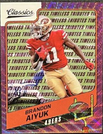 Brandon Aiyuk [Timeless Tributes Purple] #82
