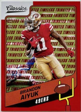 Brandon Aiyuk [Timeless Tributes Red] #82