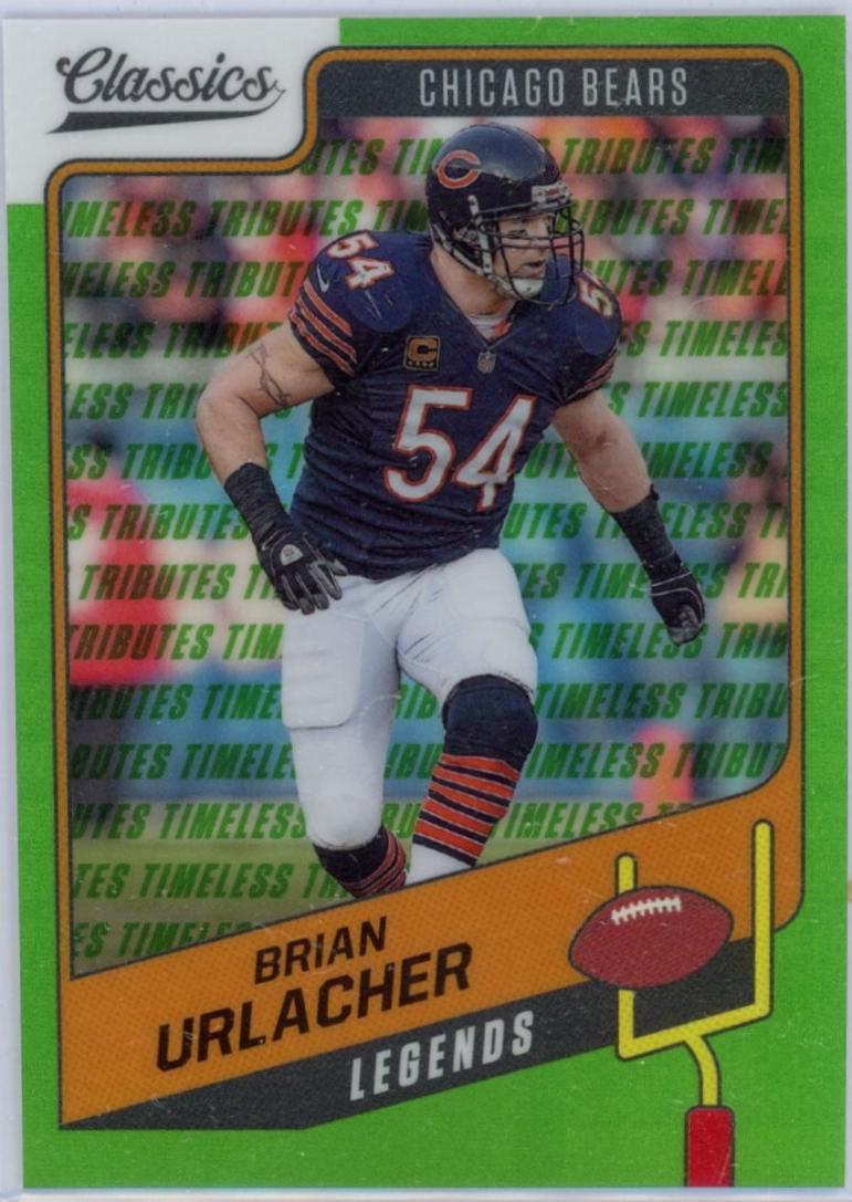 Brian Urlacher [Premium Edition Timeless Tributes Green] #104