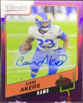 Cam Akers [Premium Edition Significant Signature Purple] #80