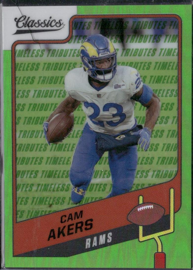 Cam Akers [Premium Edition Timeless Tributes Green] #80