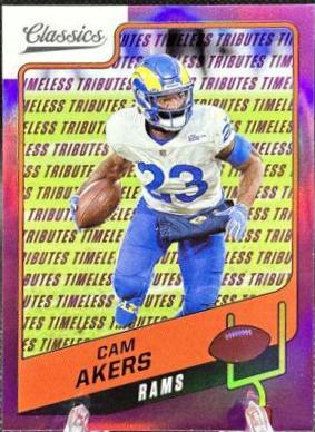 Cam Akers [Premium Edition Timeless Tributes Purple] #80