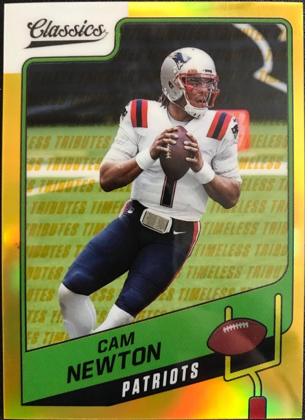 Cam Newton [Premium Edition Timeless Tributes Gold] #69