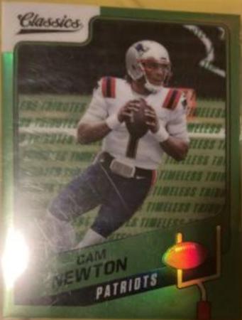 Cam Newton [Premium Edition Timeless Tributes Green] #69