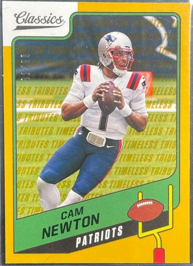 Cam Newton [Timeless Tributes Gold] #69