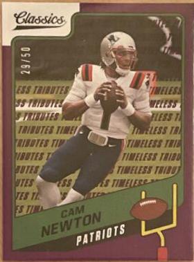 Cam Newton [Timeless Tributes Purple] #69